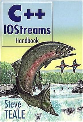 c++ iostreams handbook 1st edition steve teale 0201596415, 978-0201596410