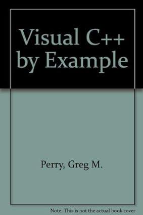 visual c++ by example 1st edition greg perry 1565296877, 978-1565296879