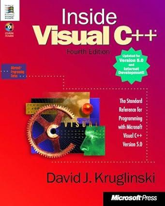 inside visual c++ 4th edition david j kruglinski 1572315652, 978-1572315655