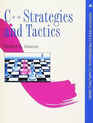 c++ strategies and tactics 1st edition robert b. murray 0201563827, 978-0201563825