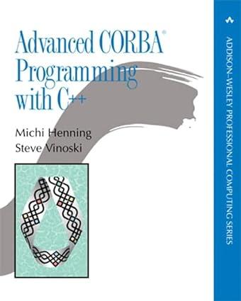 advanced corba programming with c++ 1st edition michi henning, steve vinoski 0201379279, 978-0201379273