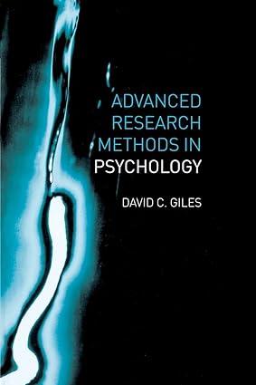 advanced research methods in psychology 1st edition david giles 0415653460, 978-0415653466