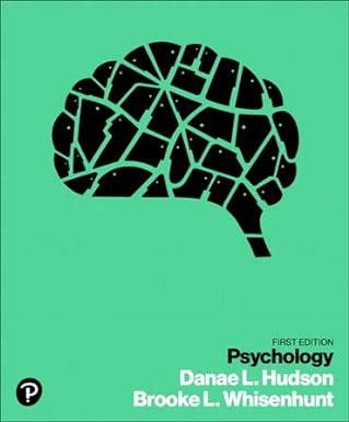 psychology 1st edition danae l. hudson 0135712149, 978-0135712146