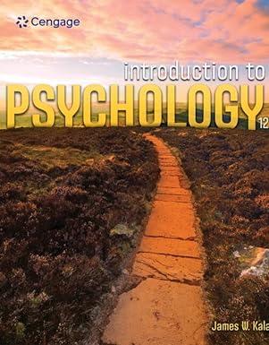 introduction to psychology 12th edition james w. kalat 0357372727, 978-0357372722
