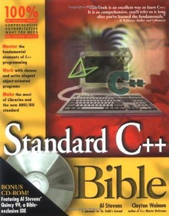 standard c++ bible 1st edition al stevens, clayton walnum 0764546546, 978-0764546549