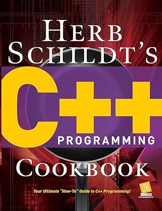 herb schildts c++ programming cookbook 1st edition herbert schildt 007148860x, 978-0071488600