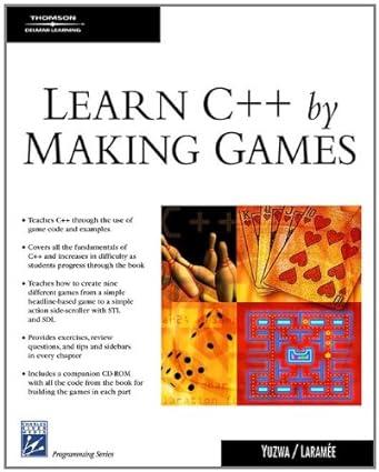 learn c++ by making games 1st edition erik yuzwa, francois dominic laramee 1584504552, 978-1584504559