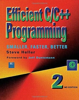 efficient c/c++ programming 2nd edition steve heller 0123390958, 978-0123390950