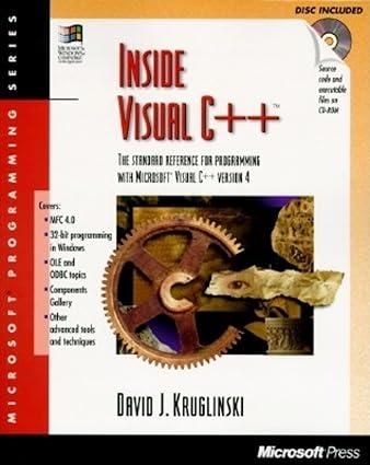 inside visual c++ 3rd edition david kruglinski 9781556158919, 978-1556158919