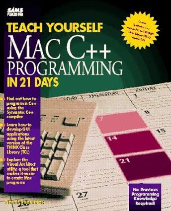 teach yourself mac c++ programming 1st edition namir clement shammas 0672306107, 978-0672306105