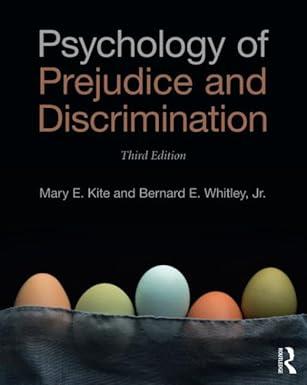 psychology of prejudice and discrimination 3rd edition mary e kite, . whitley 1138947547, 978-1138947542