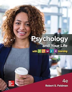 psychology and your life with power learning 4th edition robert feldman 126004226x, 978-1260042269