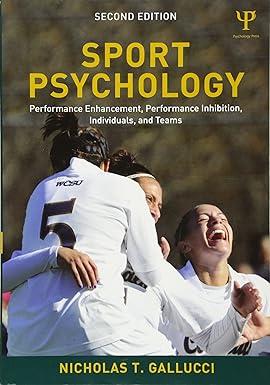 sport psychology performance enhancement performance inhibition individuals and teams 2nd edition nicholas t.