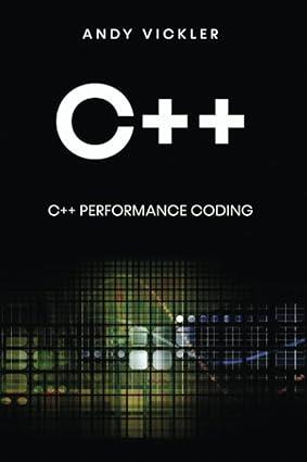 c++ performance coding 1st edition andy vickler b0b1113ty1, 978-8822344556