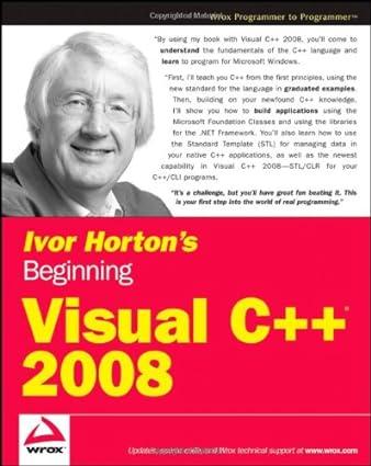 ivor hortons beginning visual c++ 2008 1st edition ivor horton 0470225904, 978-0470225905