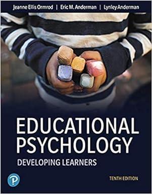 educational psychology developing learners 10th edition jeanne ellis ormrod, eric m. anderman, lynley h.