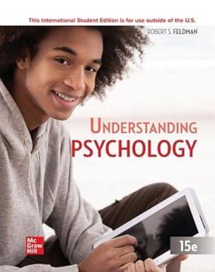 understanding psychology 15th edition feldman 1260575462, 978-1260575460