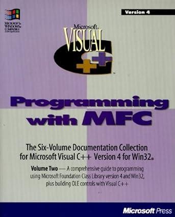 microsoft visual c++ programming with mfc 1st edition microsoft press, microsoft corporation 1556159218,