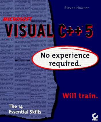 microsoft visual c++ 5 no experience required 1st edition steven holzner 0782121209, 978-0782121209