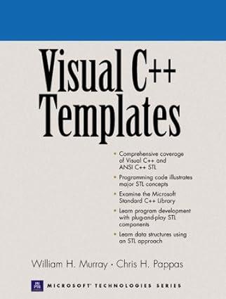 visual c++ templates 1st edition william h. murray, chris h. pappas 0130224871, 978-0130224873