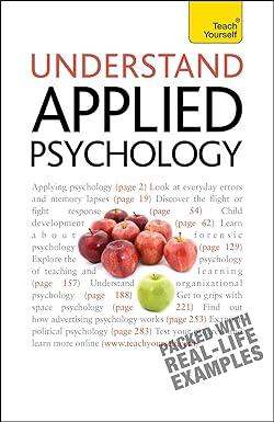 understand applied psychology 1st edition nicky hayes 1444100874, 978-1444100877