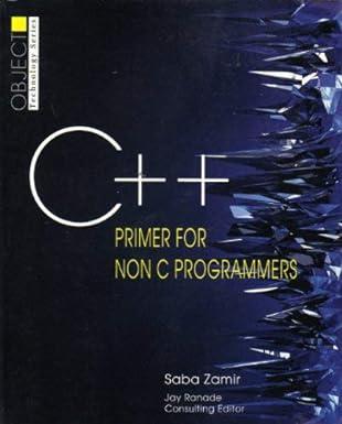 c++ primer for non c programmers 1st edition saba zamir 007072704x, 978-0070727045
