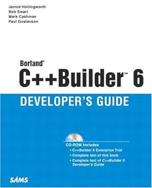 borland c++ builder 6 developers guide 1st edition mark cashman, paul gustavson, jarrod hollingworth