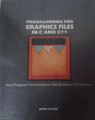 programming for graphics files in c and c++ 1st edition john r. levine 0471598542, 978-0471598541