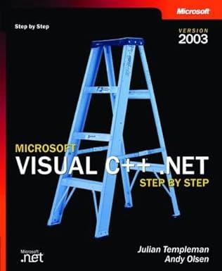 microsoft visual c++ .net step by step version 2003 1st edition julian templeman, john sharp, andy olsen