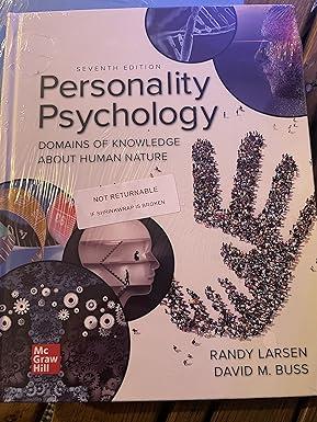 personality psychology domain of knowledge about human nature 7th edition larsen 1260254127, 978-1260254129