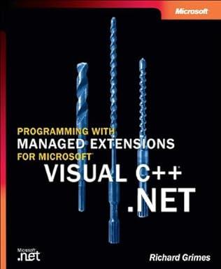 programming with managed extensions for microsoft visual c++ .net 1st edition richard grimes 0735617244,