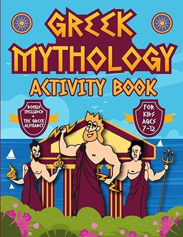 greek mythology activity book for kids 1st edition kalamaras 8362222062, 979-8362222062