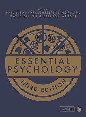 essential psychology 3rd edition philip banyard, christine norman, gayle dillon, belinda winder 1526456850,