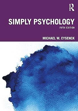 simply psychology 5th edition michael w. eysenck 0367550156, 978-0367550158