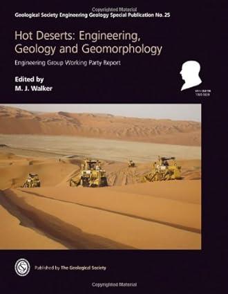 engineering special publication 25 hot deserts engineering geology and geomorphology 1st edition m. j. walker