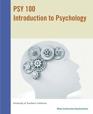 introduction to psychology psy 100 3rd edition siri carpenter karen huffman 1118733428, 978-1118733424