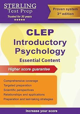clep introductory psychology comprehensive review for clep introductory psychology exam 3rd edition sterling
