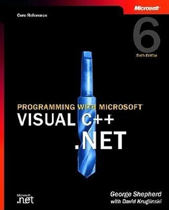 programming with microsoft visual c++ 6th edition george shepherd, david kruglinski 0735615497, 978-0735615496