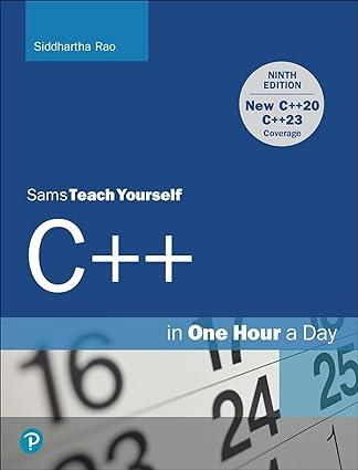 C++ In One Hour A Day