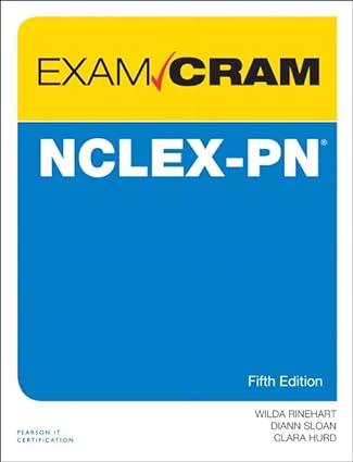 nclex-pn exam cram 5th edition wilda rinehart gardner, diann sloan, clara hurd 0789758334, 978-0789758330