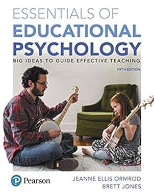 essentials of educational psychology big ideas to guide effective teaching 5th edition pearson 9353068975,