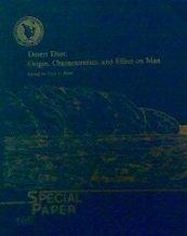 desert dust origin characteristics and effect on man 1st edition american association for the advancement of
