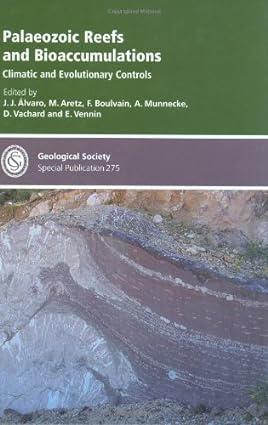 palaeozoic reefs and bioaccumulations 1st edition j. javier alvaro, markus aretz, frederic boulvain, axel