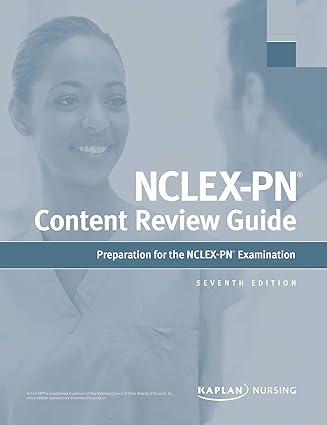 nclex-pn content review guide preparation for the nclex-pn examination 7th edition kaplan nursing 1506262945,