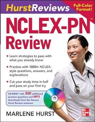 hurst reviews nclex-pn review 1st edition marlene hurst 0071484302, 978-0071484305