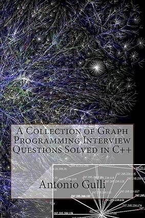 a collection of graph programming interview questions solved in c++ volume 2 1st edition dr antonio gulli