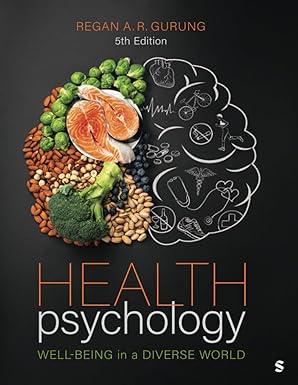 health psychology well being in a diverse 5th edition regan a. r. gurung 1071931067, 978-1071931066