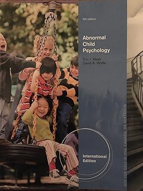 abnormal child psychology 5th edition eric j. mash, russell a. barkley 1133492614, 978-1133492610