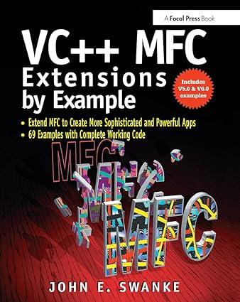 vc++ mfc extensions by example 1st edition john e. swanke 0879305886, 978-0879305888