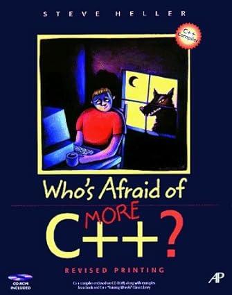 whos afraid of more c++ 1st edition steve heller 0123391040, 978-0123391049